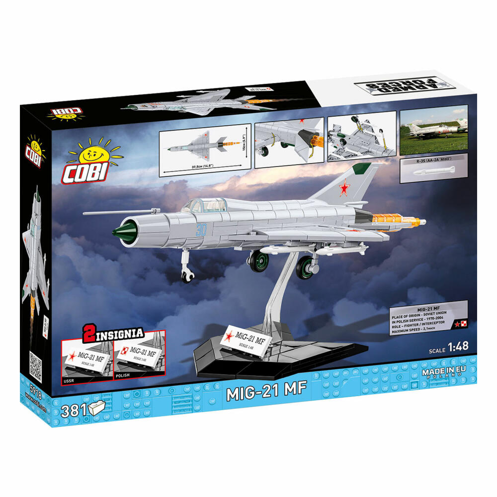 Cobi Klemmbaustein-Set Mig-21 MF, 381 Teile, 5918