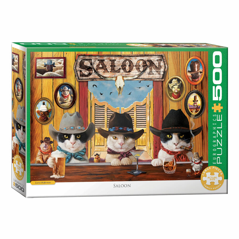 Eurographics Puzzle Saloon - Lucia Heffernan, 500 Teile, 68 x 48 cm, 6500-6052
