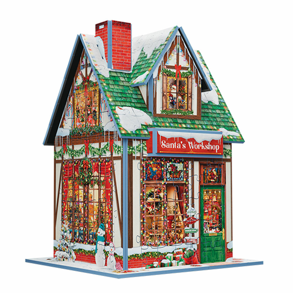 Eurographics 3D-Puzzle Nikolaus Werkstatt, 323 Teile, 21.6 x 14.7 cm, 9905-6044