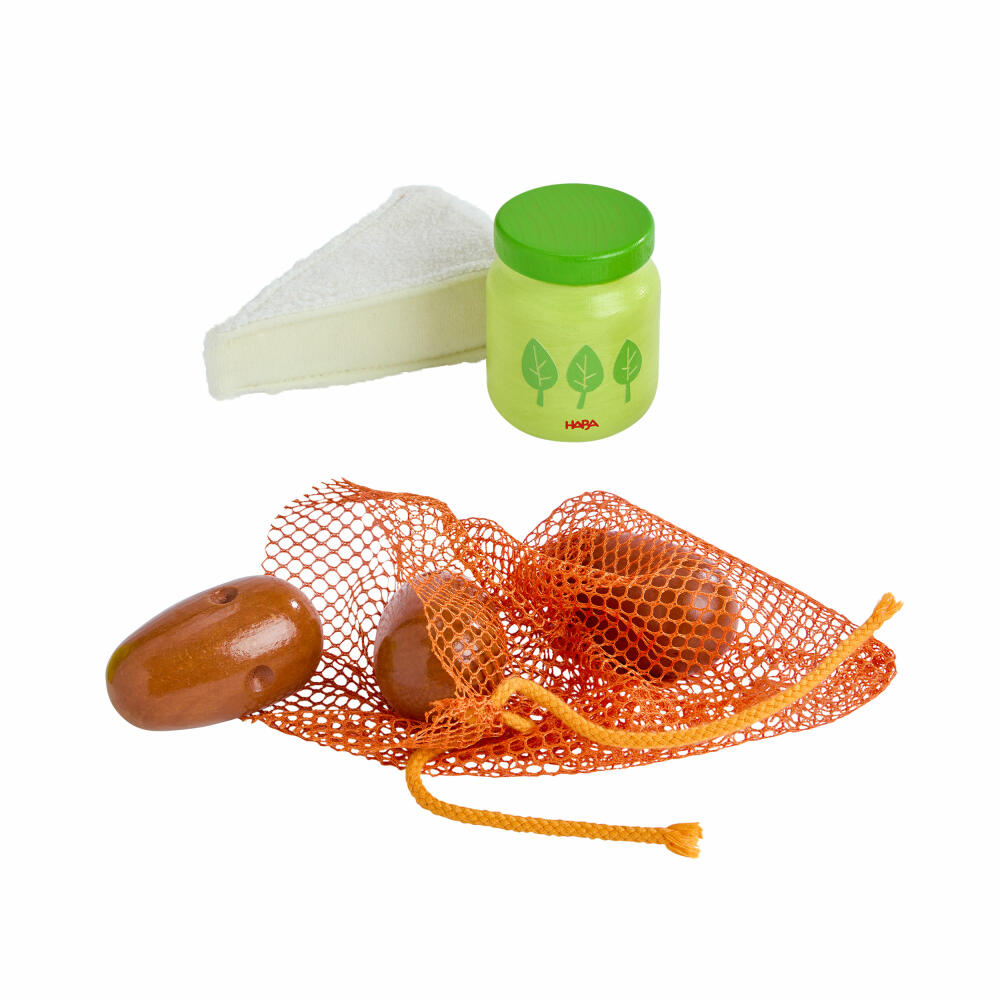 HABA Creative Play - Wocheneinkauf, Zubehör Kinderküche, Ergänzung Kaufladen, ab 3 Jahren, 2012304001