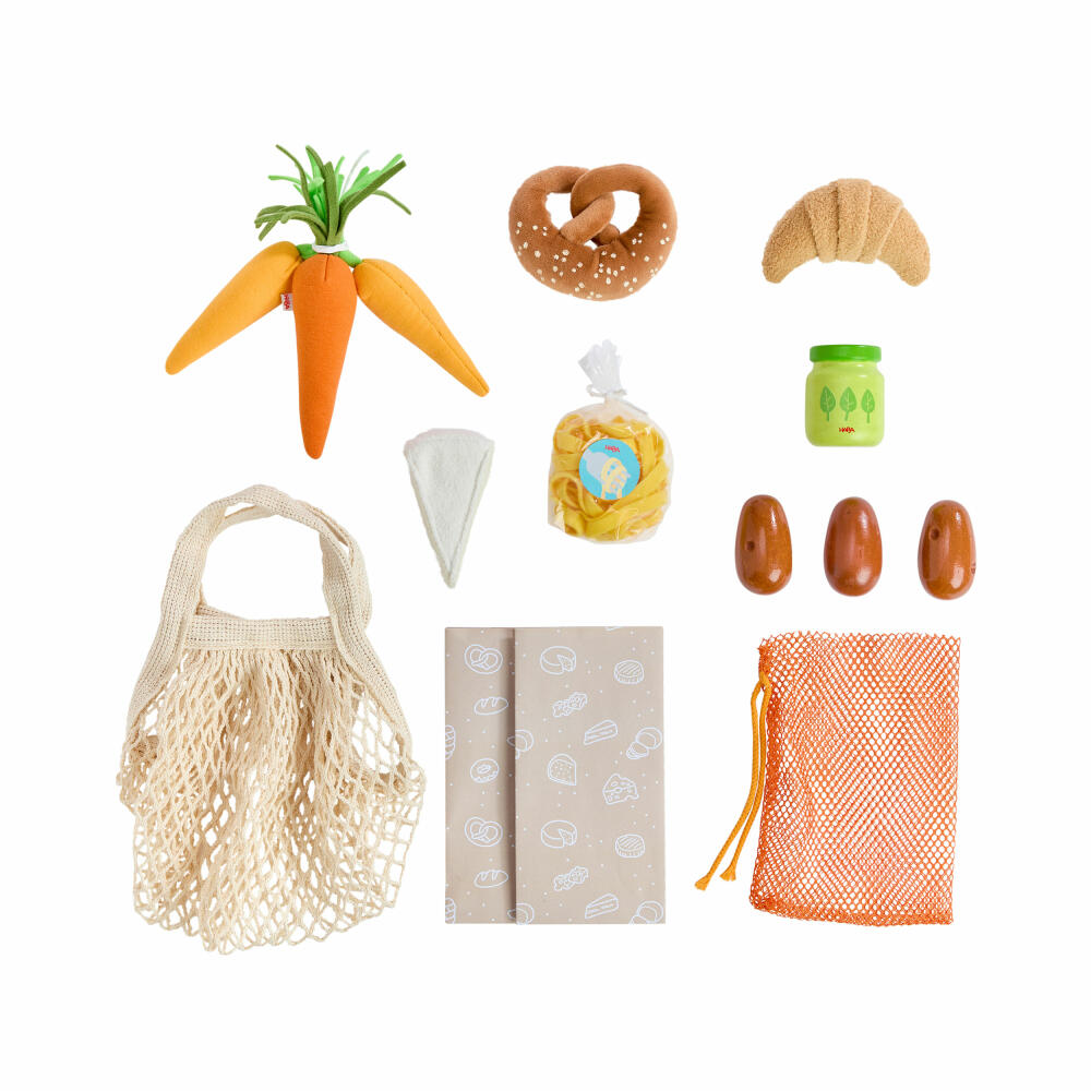 HABA Creative Play - Wocheneinkauf, Zubehör Kinderküche, Ergänzung Kaufladen, ab 3 Jahren, 2012304001