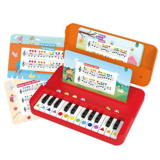 Jumbo Spiele Ich lerne Musik, Lernspiel, Klavier, Kinder Spiel, ab 5 Jahren, 1110100443