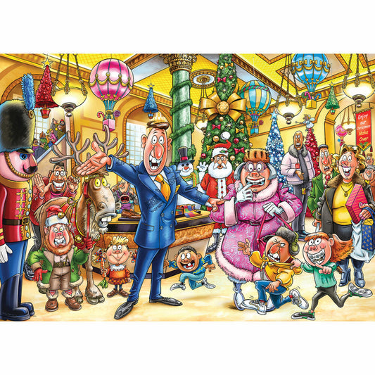 Jumbo Wasgij Christmas 21 - Eine fröhliche Verwandlung , Puzzle, Erwachsenenpuzzle, 2 x 1000 Teile, 1110100510