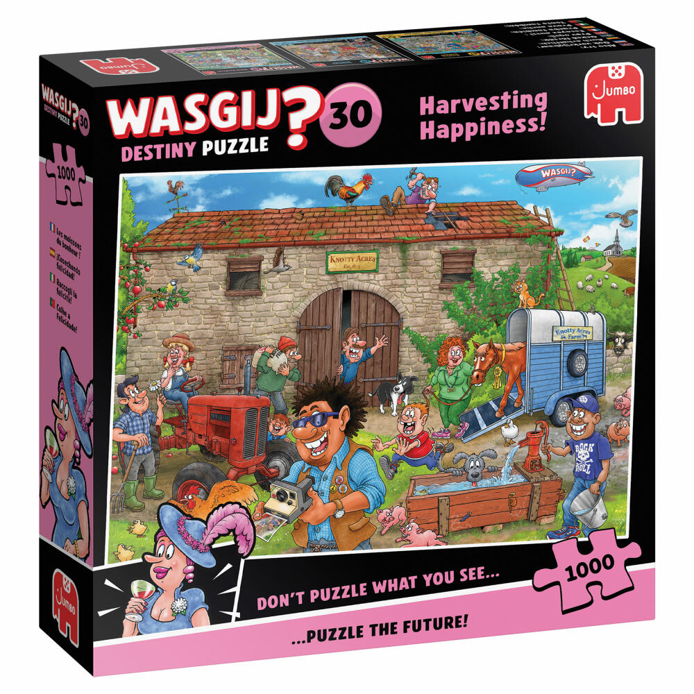 Jumbo Wasgij Destiny 30 Glück ernten, Puzzle, Erwachsenenpuzzle, 1000 Teile, 1110100514