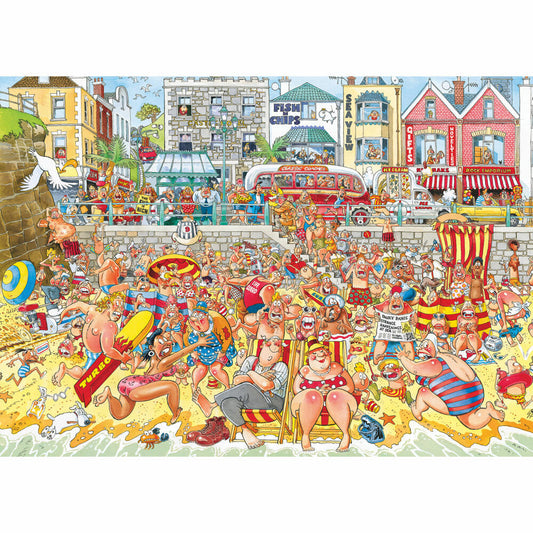 Jumbo Wasgij Retro Original 8 - Flut, Puzzle, Erwachsenenpuzzle, 1000 Teile, 1110100579
