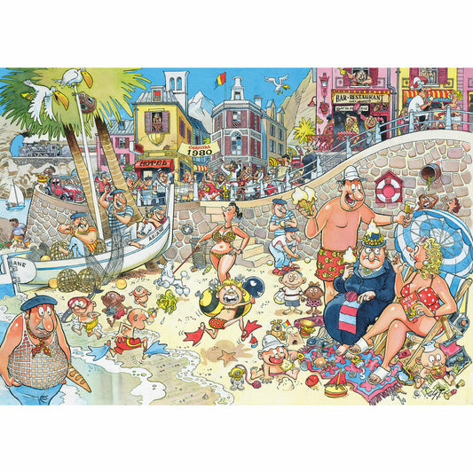 Jumbo Wasgij Retro Destiny 8 - High Season, Puzzle, Erwachsenenpuzzle, 1000 Teile, 1110100580