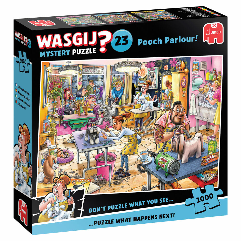 Jumbo Wasgij Mystery 23 - Hundesalon, Puzzle, Erwachsenenpuzzle, 1000 Teile, 1110100589