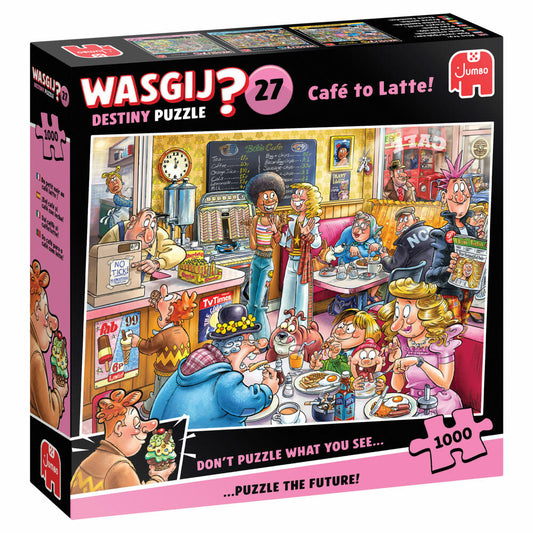 Jumbo Wasgij Destiny 27 - Café Latte, Puzzle, Erwachsenenpuzzle, 1000 Teile, 1110100596