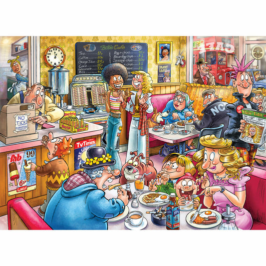 Jumbo Wasgij Destiny 27 - Café Latte, Puzzle, Erwachsenenpuzzle, 1000 Teile, 1110100596