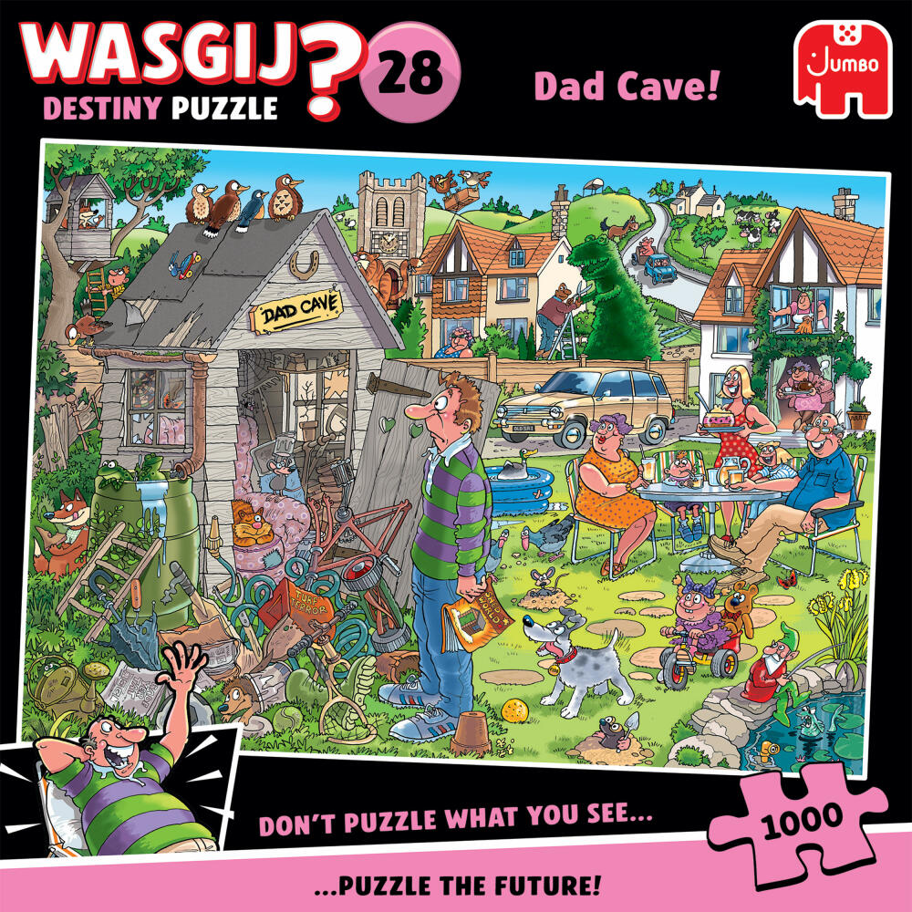 Jumbo Wasgij Destiny 28 - Daddys Hütte, Puzzle, Erwachsenenpuzzle, 1000 Teile, 1110100597