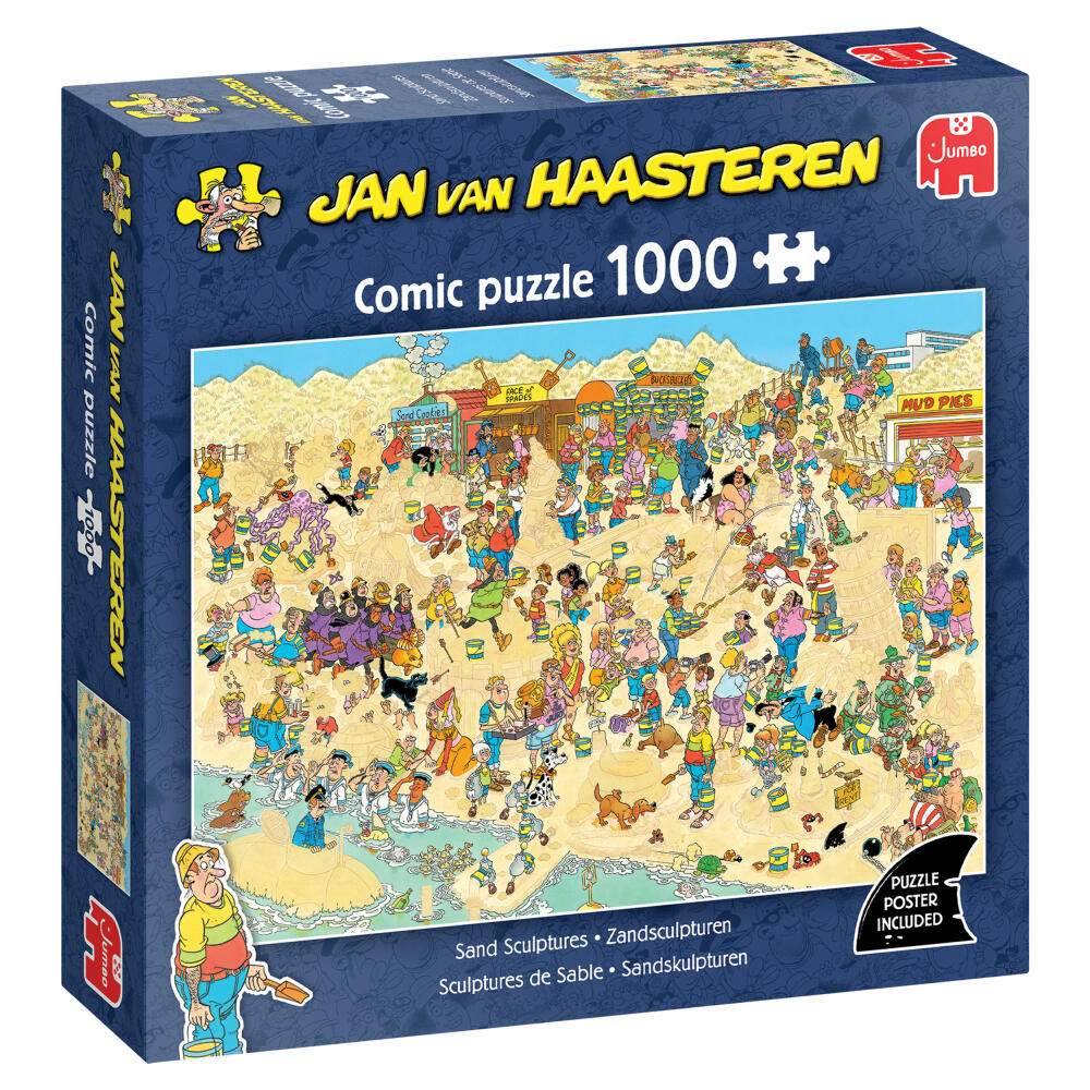 Jumbo Jan van Haasteren - Sandskulpturen, Puzzle, Erwachsenenpuzzle, 1000 Teile, 1110100612