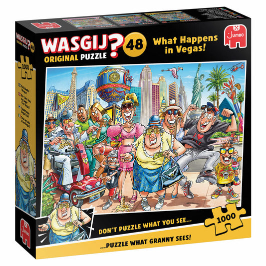 Jumbo Wasgij Original 48 - Was in Vegas passiert!, Puzzle, Erwachsenenpuzzle, 1000 Teile, 1110100803