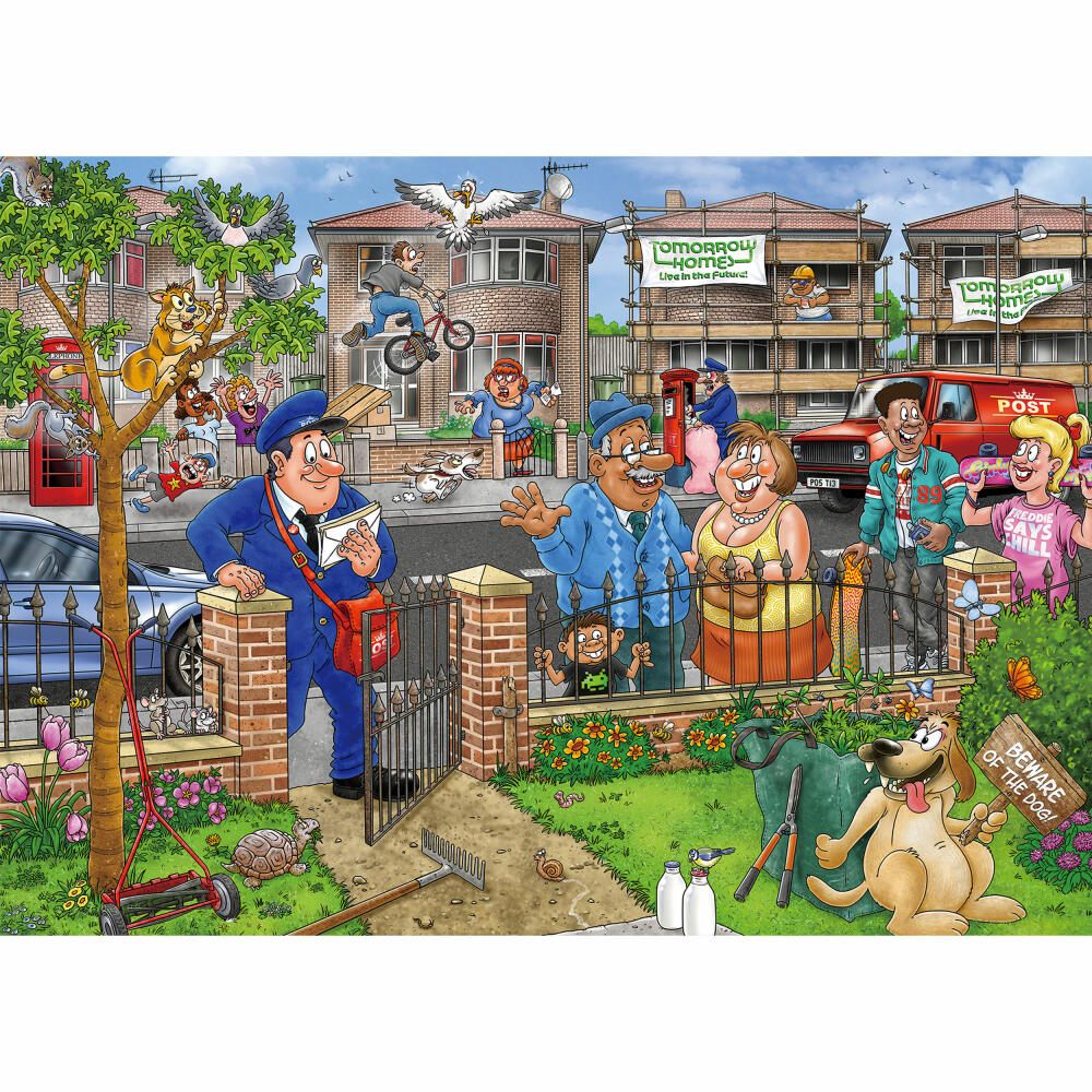 Jumbo Wasgij Destiny 31 Lieferung frei Haus, Puzzle, Erwachsenenpuzzle, 1000 Teile, 1110100805