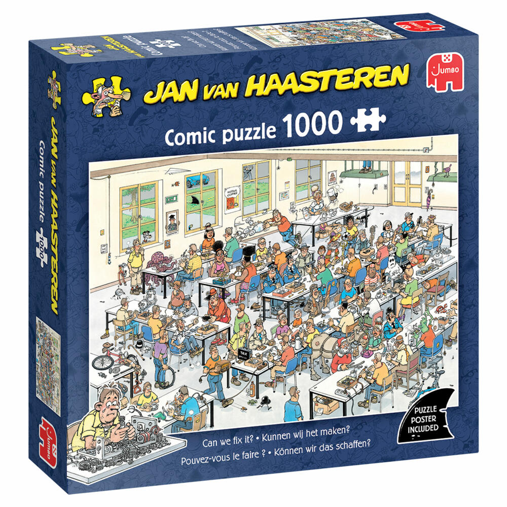 Jumbo Jan van Haasteren - Können wir das schaffen?, Puzzle, Erwachsenenpuzzle, 1000 Teile, 1110100809