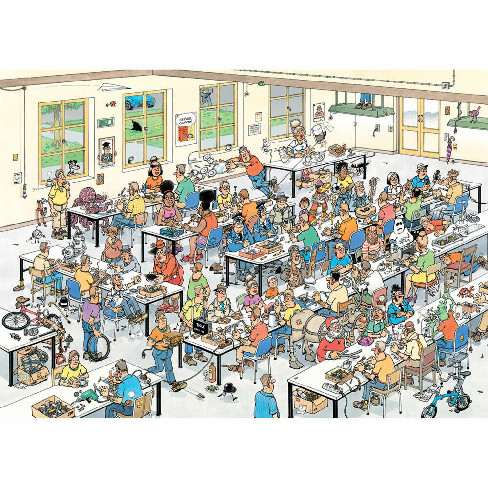 Jumbo Jan van Haasteren - Können wir das schaffen?, Puzzle, Erwachsenenpuzzle, 1000 Teile, 1110100809