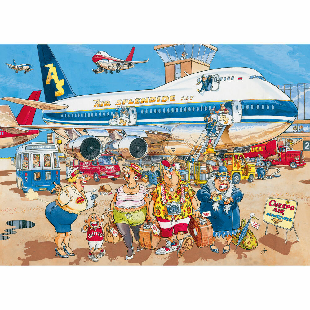 Jumbo Wasgij Original 2 - Happy Holidays, Puzzle, Erwachsenenpuzzle, 1000 Teile, 1119802034