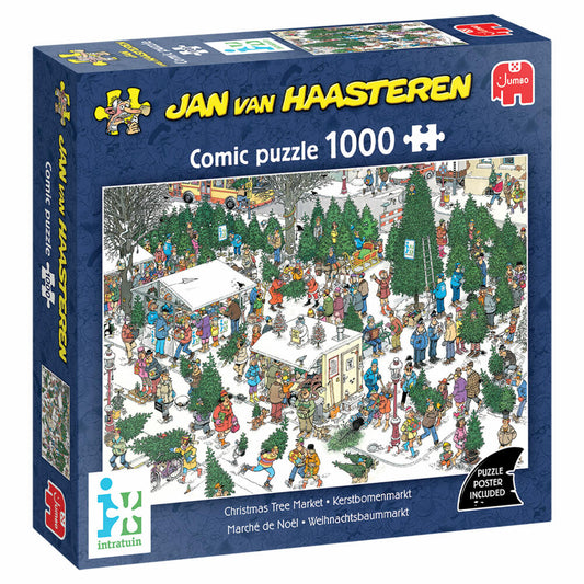 Jumbo Jan van Haasteren Christmas Tree Market, Puzzle, Erwachsenenpuzzle, 1000 Teile, 1119802072