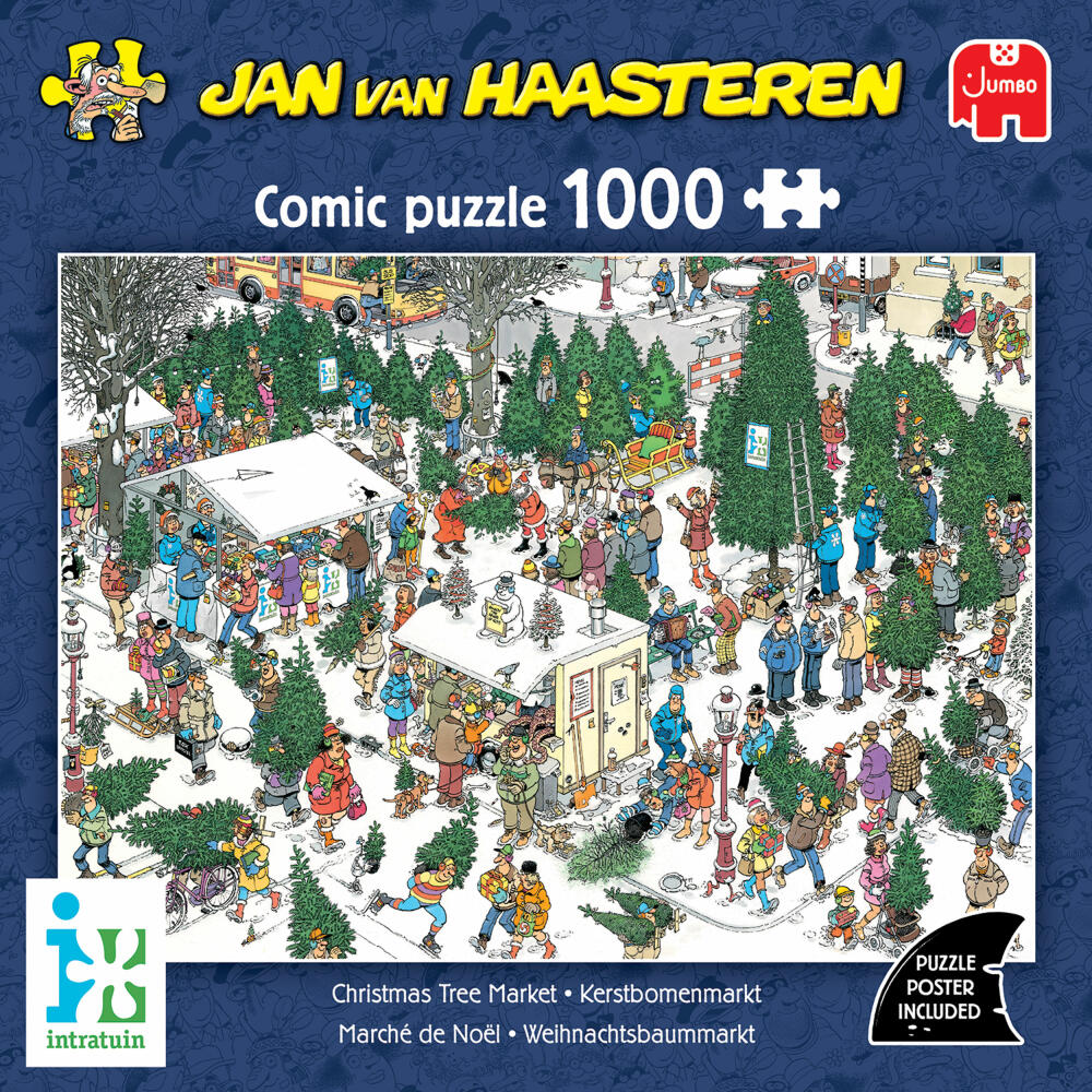 Jumbo Jan van Haasteren Christmas Tree Market, Puzzle, Erwachsenenpuzzle, 1000 Teile, 1119802072