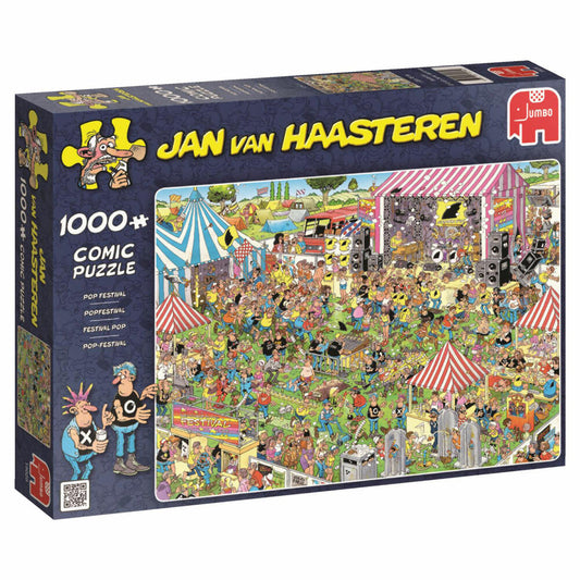 Jumbo Jan van Haasteren Popfestival, Puzzle, Erwachsenenpuzzle, 1000 Teile, 19028