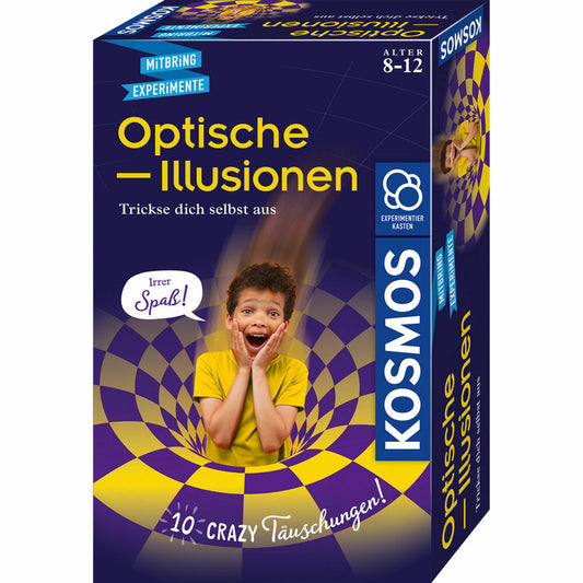 KOSMOS Optische Illusionen, Experimentierkasten, Experimentierset, Experimente, ab 8 Jahren, 658335
