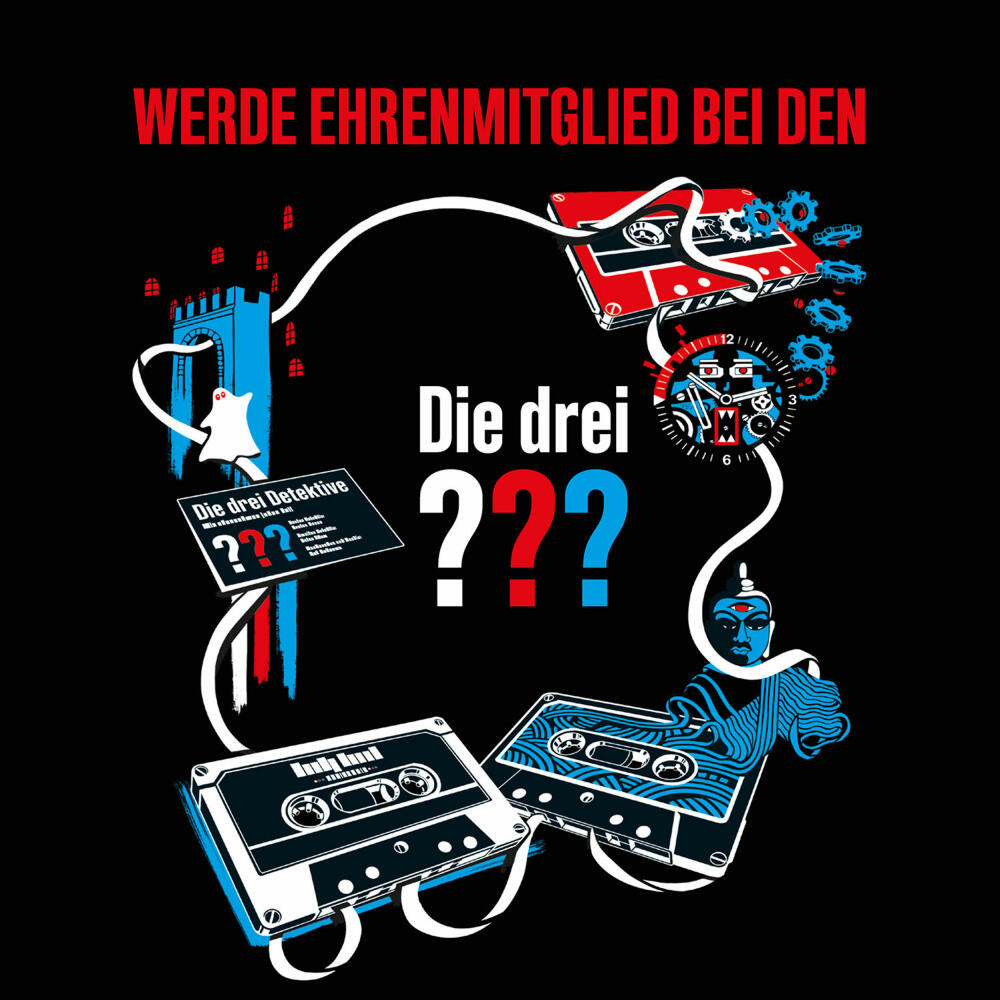 KOSMOS Die drei ??? Das kooperative Fan-Quiz, Quizspiel, Rätselspiel, Kartenspiel, ab 10 Jahren, 685553