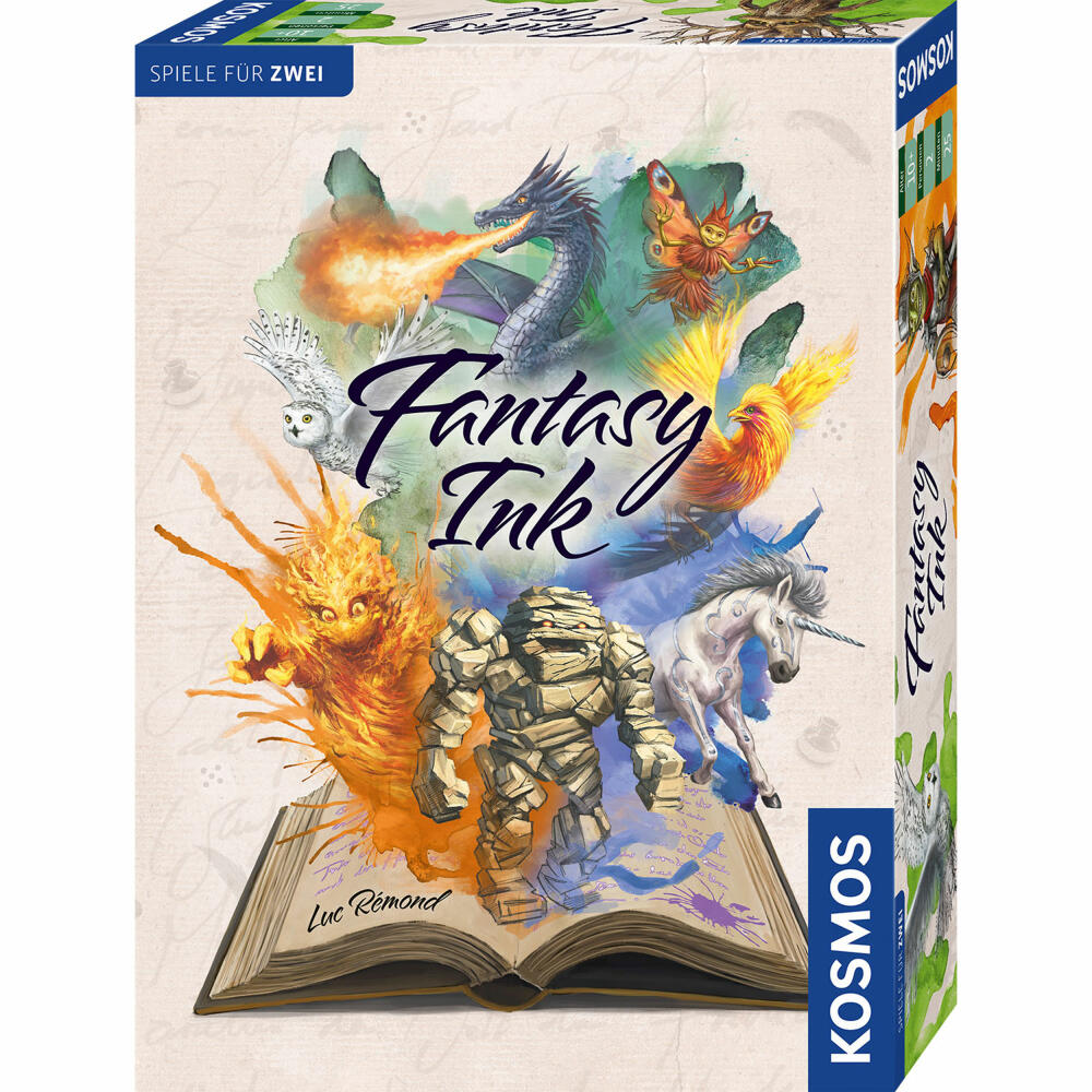KOSMOS Fantasy Ink, Taktikspiel, Kartenspiel, Gesellschaftsspiel, für 2 Spieler, ab 10 Jahren, 685799