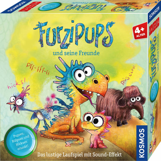 KOSMOS Furzipups und seine Freunde, Würfel-Laufspiel, Brettspiel, Kinderspiel, ab 4 Jahren, 686192