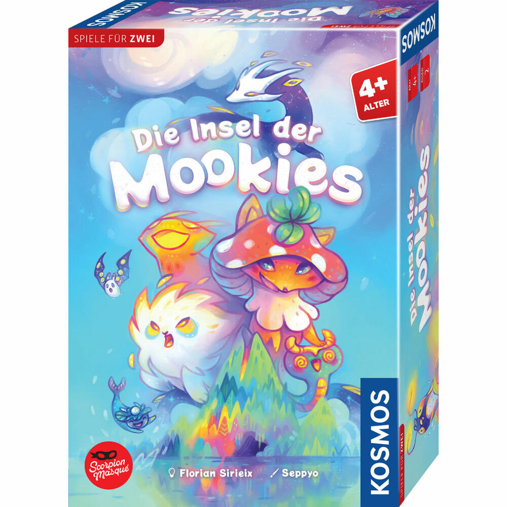 KOSMOS Die Insel der Mookies, Sammelspiel, Gesellschaftsspiel, Kinderspiel, ab 4 Jahren, 687274