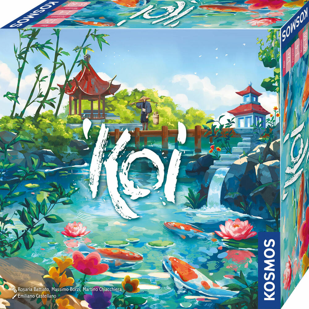 KOSMOS Koi, Kennerspiel, Taktikspiel, Gesellschaftsspiel, ab 12 Jahren, 687465