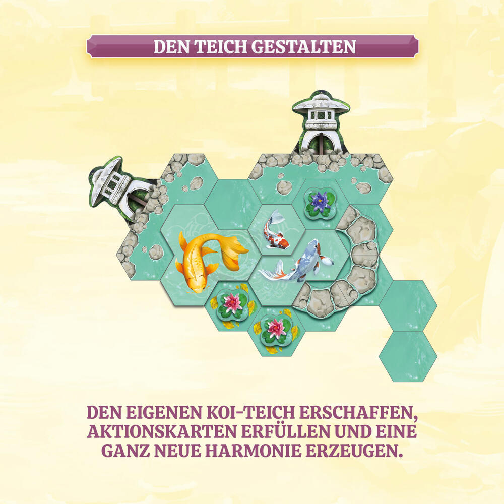 KOSMOS Koi, Kennerspiel, Taktikspiel, Gesellschaftsspiel, ab 12 Jahren, 687465