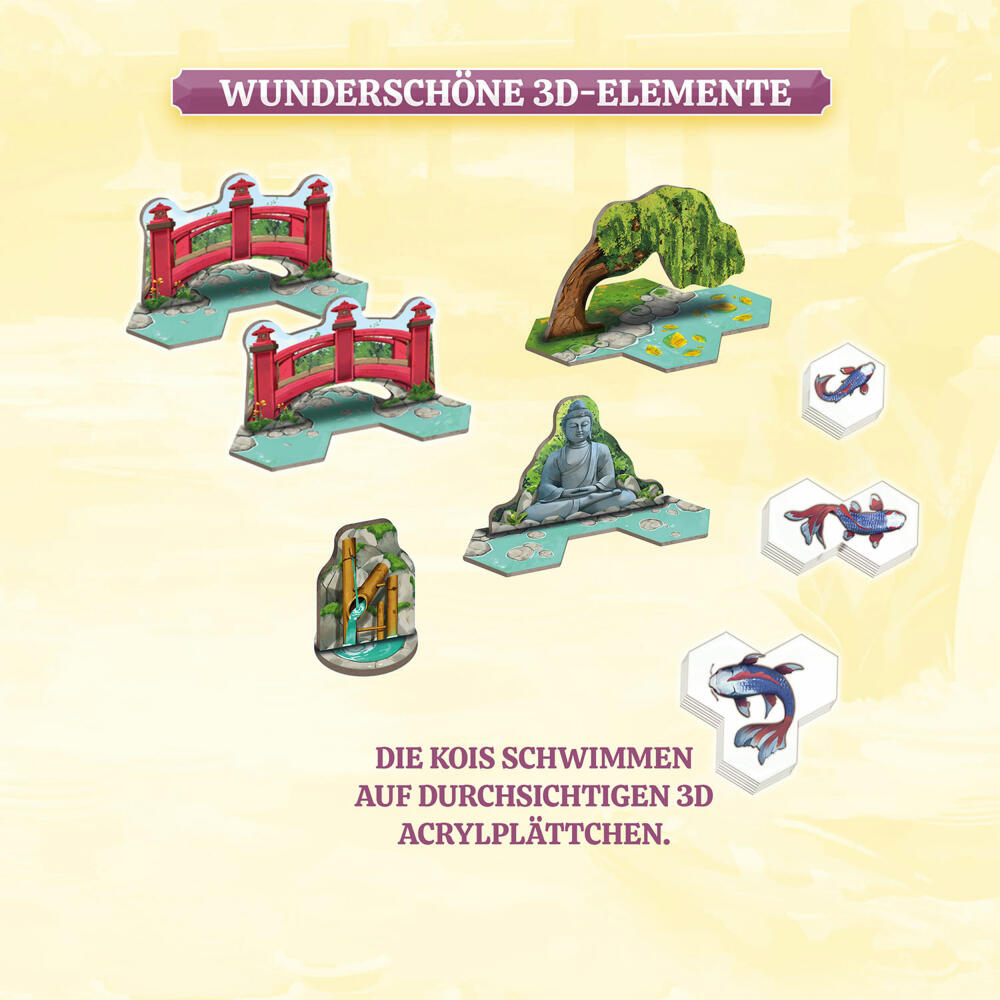 KOSMOS Koi, Kennerspiel, Taktikspiel, Gesellschaftsspiel, ab 12 Jahren, 687465