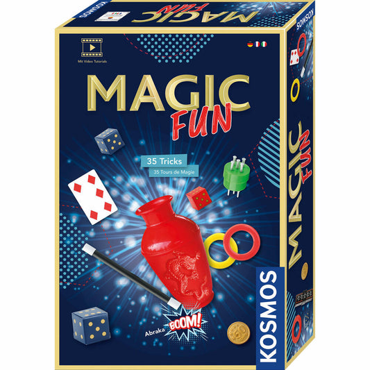 KOSMOS Magic Fun, Zauberkasten, Zaubern, Tricks, Zaubertricks, ab 8 Jahren, 694340