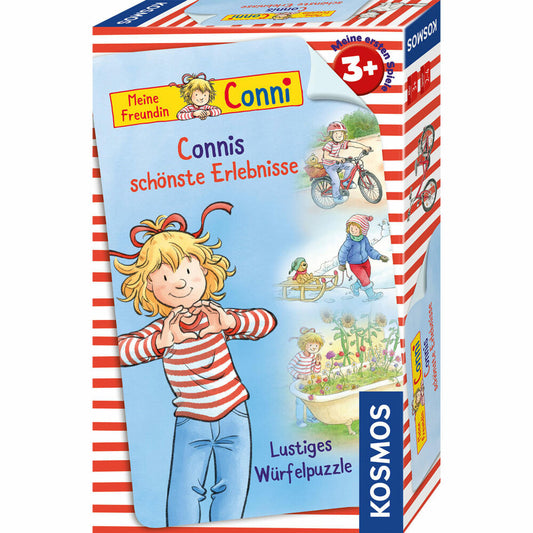 KOSMOS Connis schönste Erlebnisse, Puzzlespiel, Würfelspiel, Kinderspiel, ab 3 Jahren, 712808