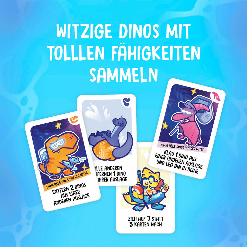 KOSMOS Dino Party, Kartenspiel, Familienspiel, Partyspiel, Gesellschaftsspiel, ab 7 Jahren, 741952