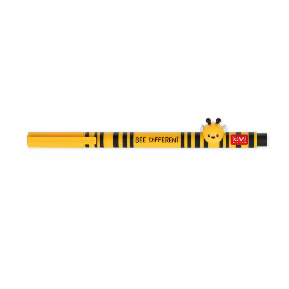 Legami Gel Pen Lovely Friends Bee, mit Tierdeko, Gelstift, Gelschreiber, Stift, CPP0012