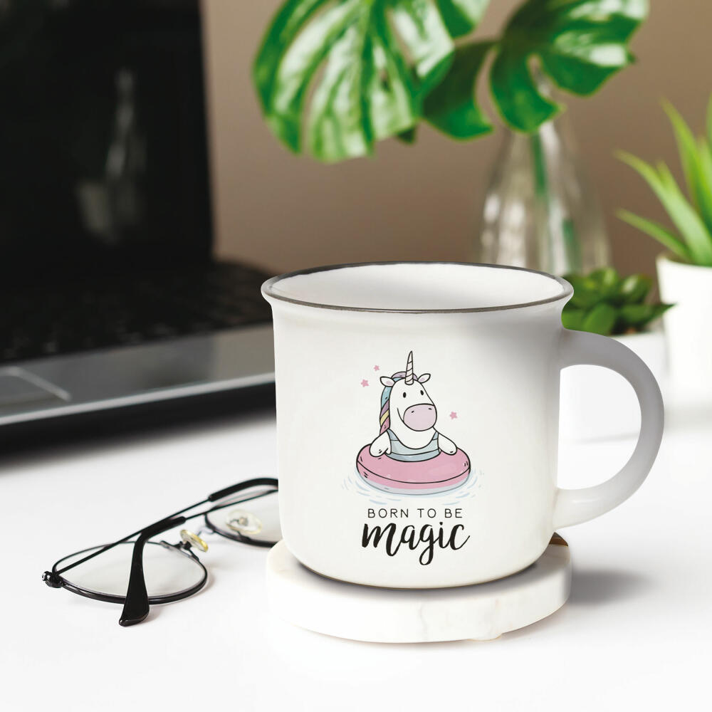Legami Cup-Puccino Mug Unicorn, Kaffeetasse, Tasse, Becher, New Bone China, 350 ml, CUP0019