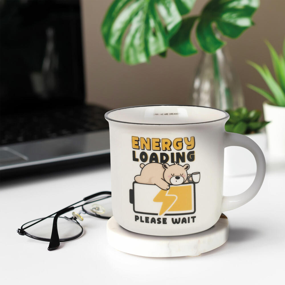 Legami Cup-Puccino Mug Teddy Bear, Kaffeetasse, Tasse, Becher, New Bone China, 350 ml, CUP0068