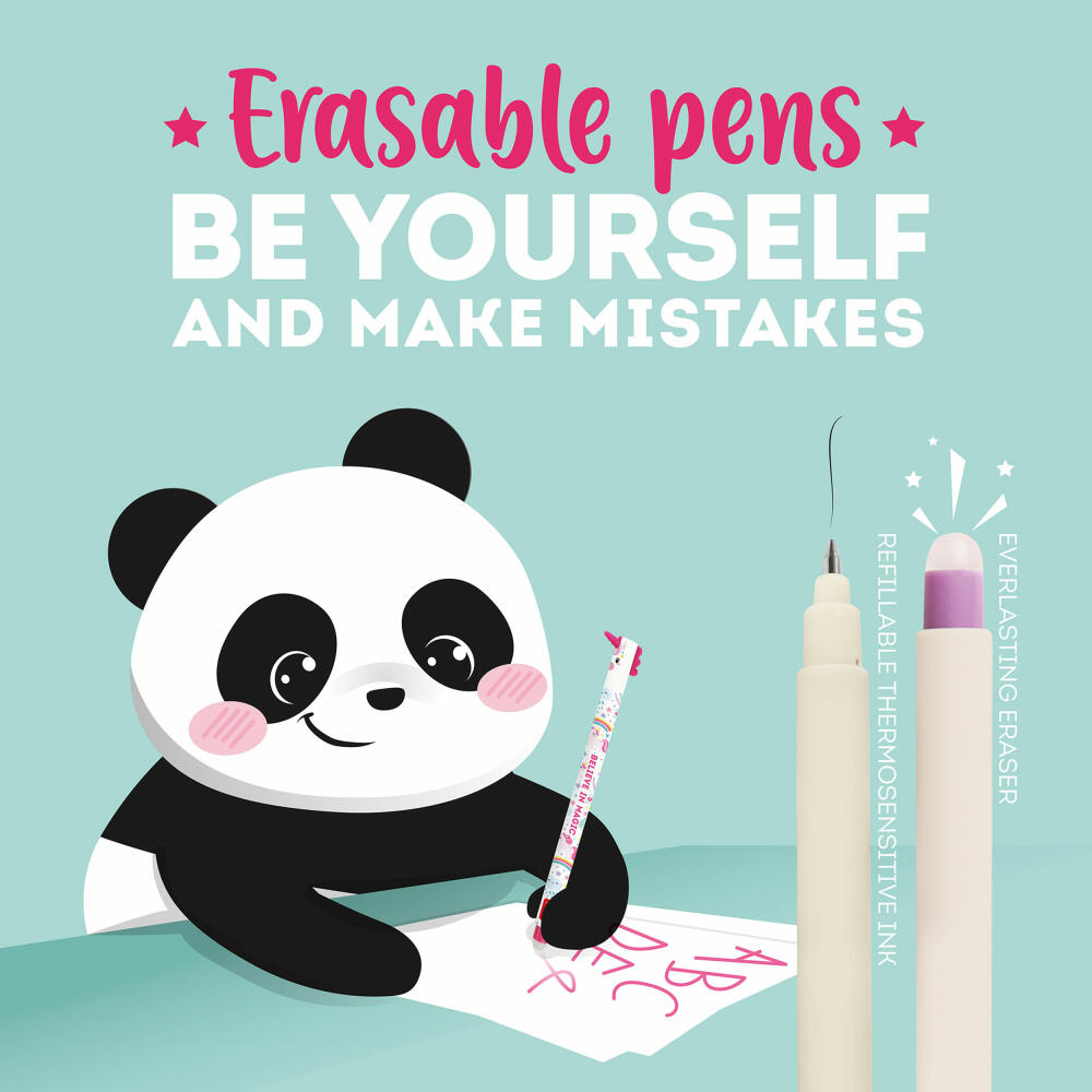 Legami Erasable Gel Pen Monster, löschbarer Gelstift, Gelschreiber, Stift, EP0056