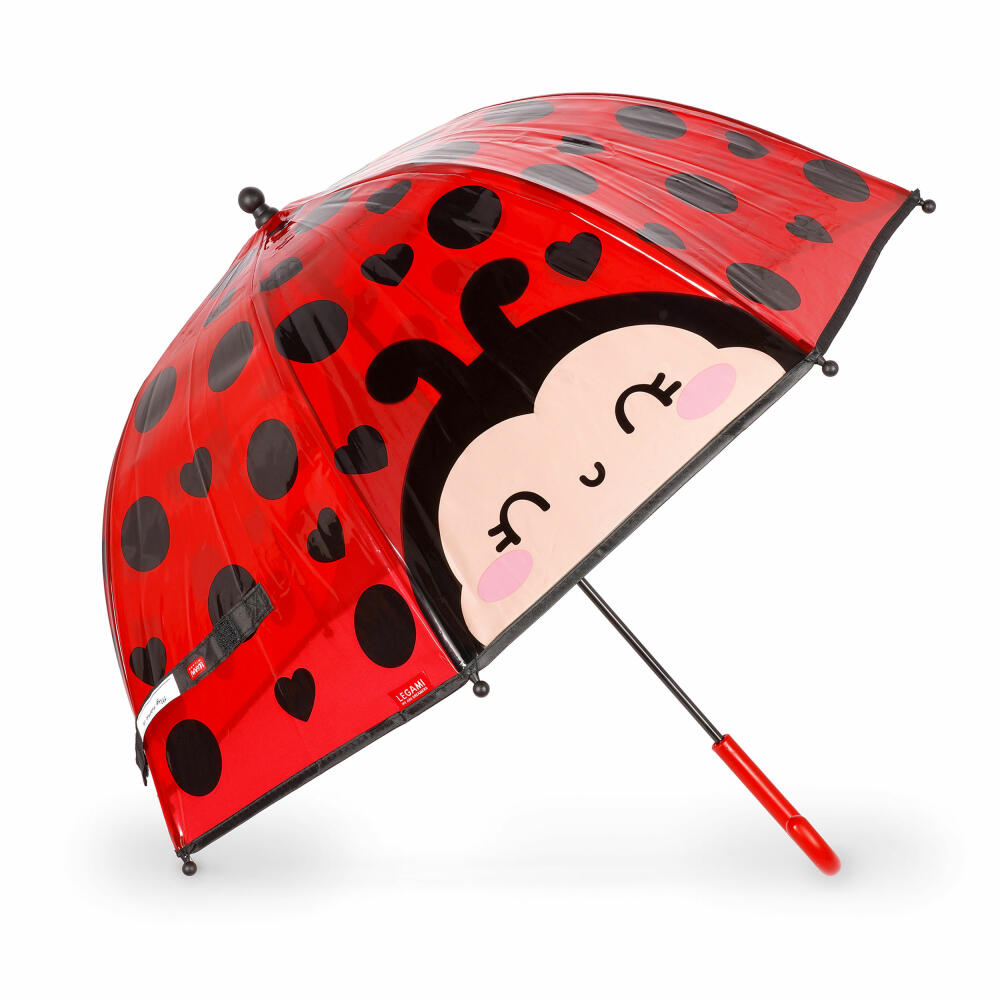 Legami Dancin In The Rain Kids Umbrella Ladybug, Regenschirm, Schirm, Kinder, Marienkäfer, KUM0007