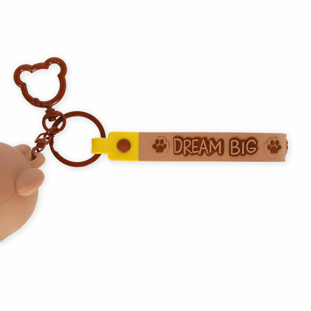 Legami Mini Kawaii Coin Purse With Key Ring Teddy Bear, Schlüsselanhänger, Münztasche, MKAW0002