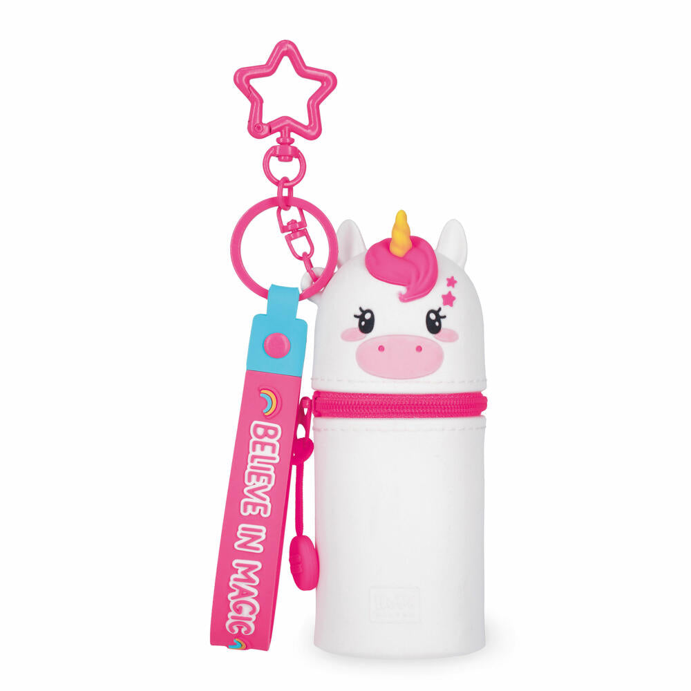 Legami Mini Kawaii Coin Purse With Key Ring Unicorn, Schlüsselanhänger, Münztasche, MKAW0003