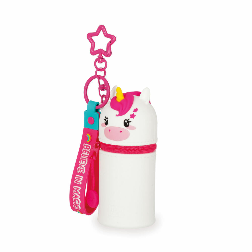 Legami Mini Kawaii Coin Purse With Key Ring Unicorn, Schlüsselanhänger, Münztasche, MKAW0003