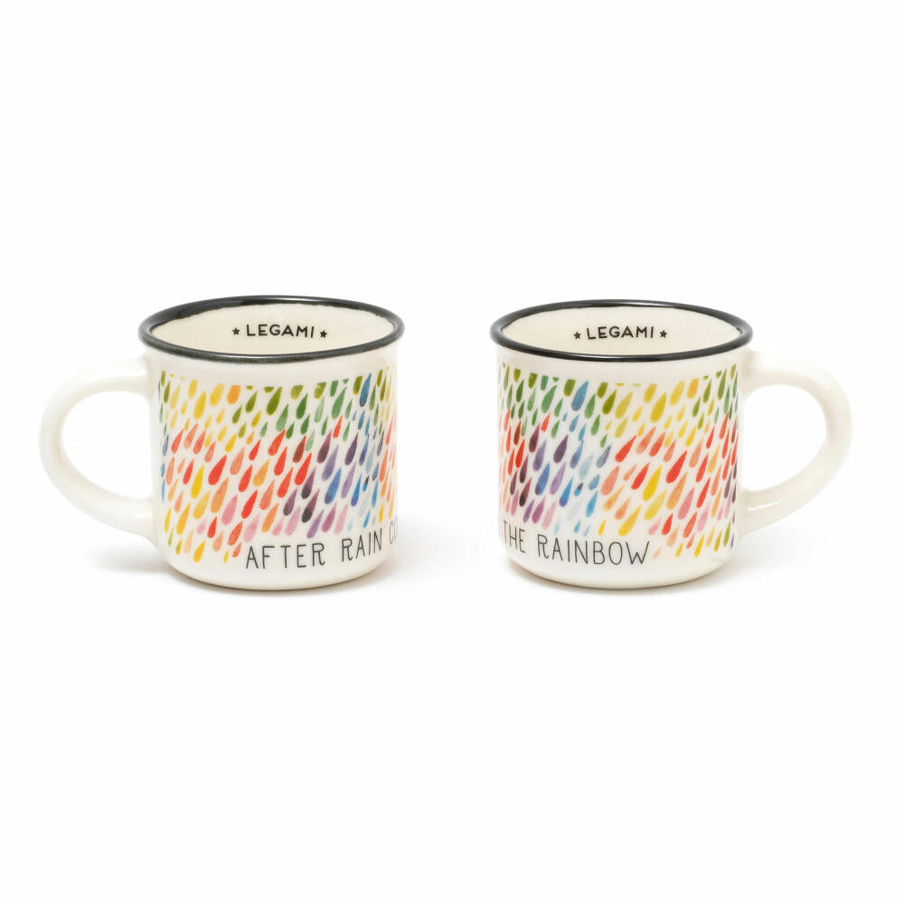 Legami Espresso For Two 2 Coffee Mugs After Rain, 2-tlg., Espressotasse, Tasse, 50 ml, MM0017