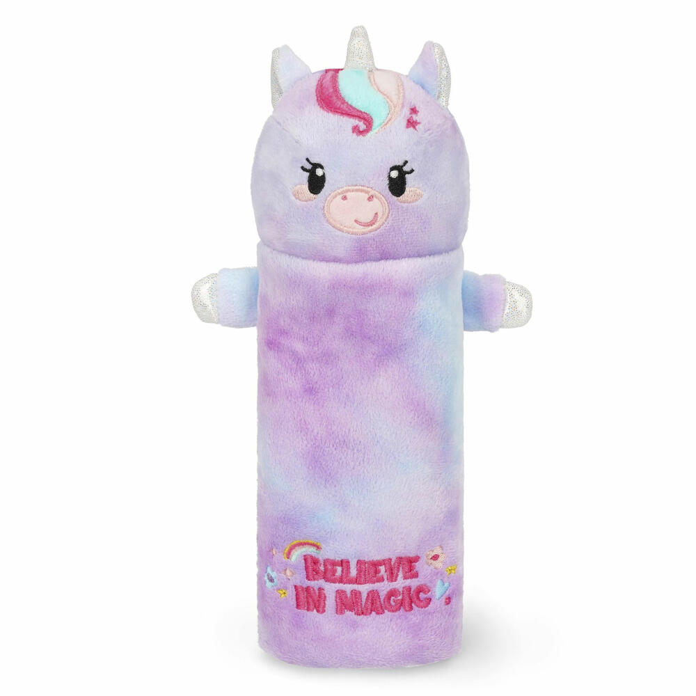 Legami Super Soft Plush Pencil Case Unicorn, flauschiges Federmäppchen, Mäppchen, Einhorn, PPC0003