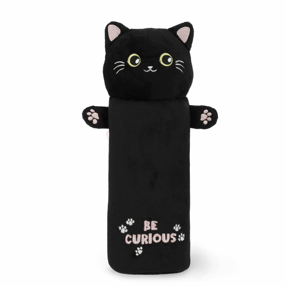 Legami Super Soft Plush Pencil Case Kitty, flauschiges Federmäppchen, Mäppchen, Katze, PPC0005