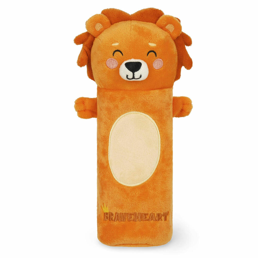 Legami Super Soft Plush Pencil Case Lion, flauschiges Federmäppchen, Mäppchen, Löwe, PPC0006