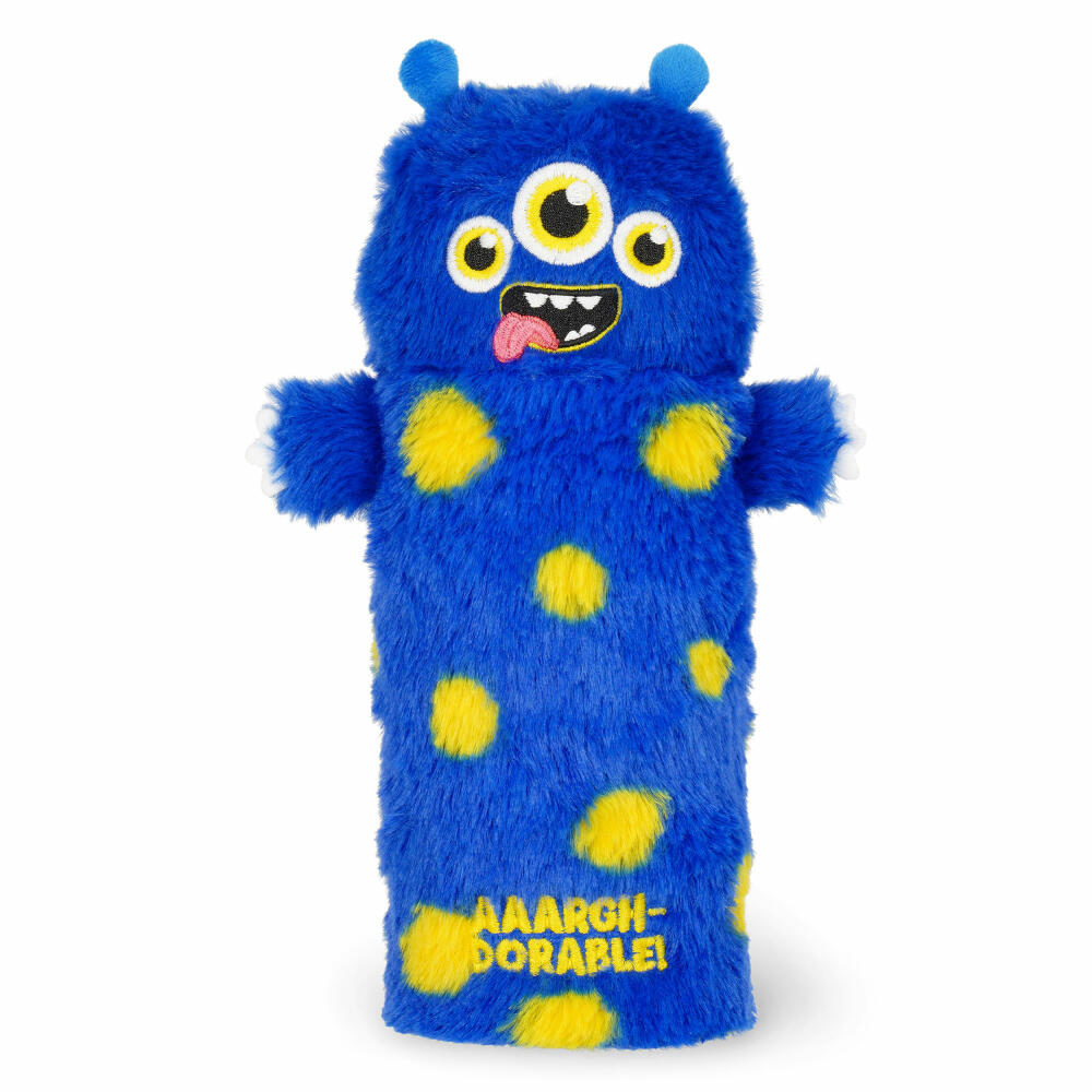 Legami Super Soft Plush Pencil Case Monster, flauschiges Federmäppchen, Mäppchen, PPC0007