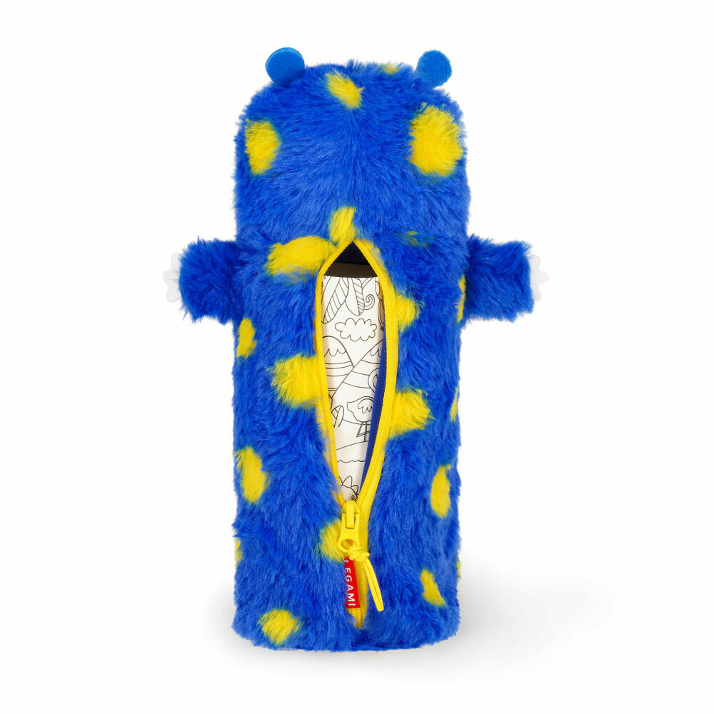Legami Super Soft Plush Pencil Case Monster, flauschiges Federmäppchen, Mäppchen, PPC0007