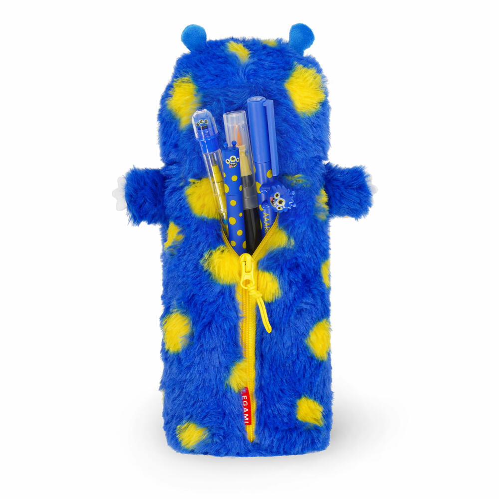 Legami Super Soft Plush Pencil Case Monster, flauschiges Federmäppchen, Mäppchen, PPC0007