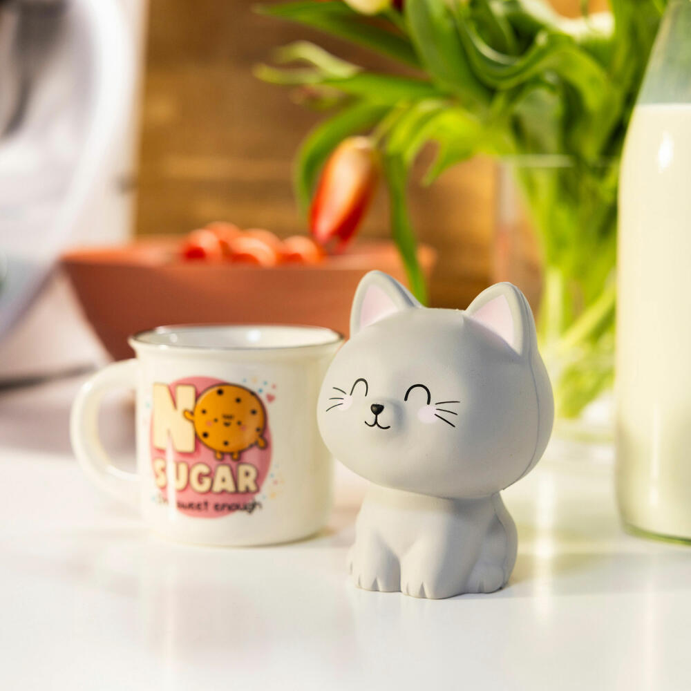 Legami Stress Less Anti-Stress Kitty, Stressball, Antistressball, Knautschfigur, Squishy, SQIF0005
